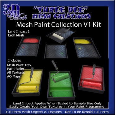 Mesh Paint Collection V1 Kit AD Pic