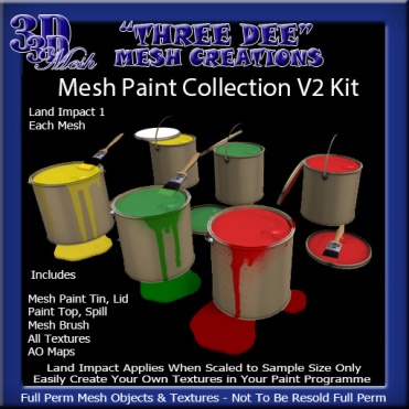 Mesh Paint Collection V2 Kit AD Pic